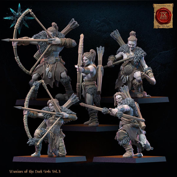 Warriors of the Dark Gods -  Barbarian Regiment by Lost Kingdom Miniatures