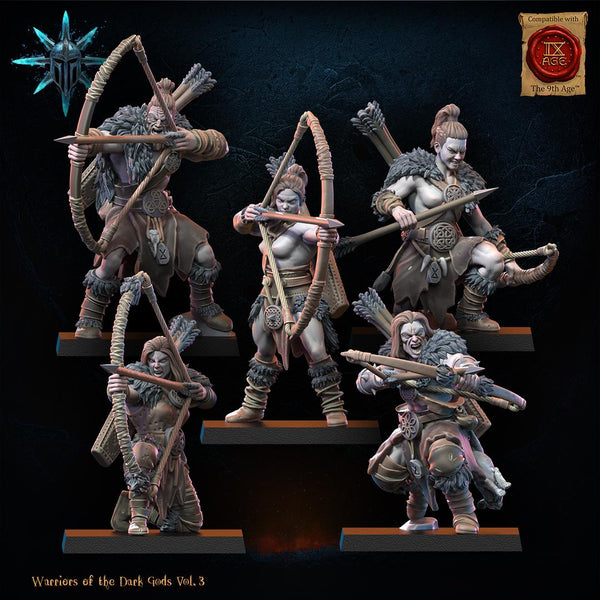 Warriors of the Dark Gods -  Barbarian Regiment by Lost Kingdom Miniatures