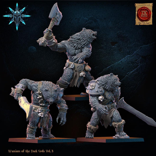 Warriors of the Dark Gods - Werebears by Lost Kingdom Miniatures