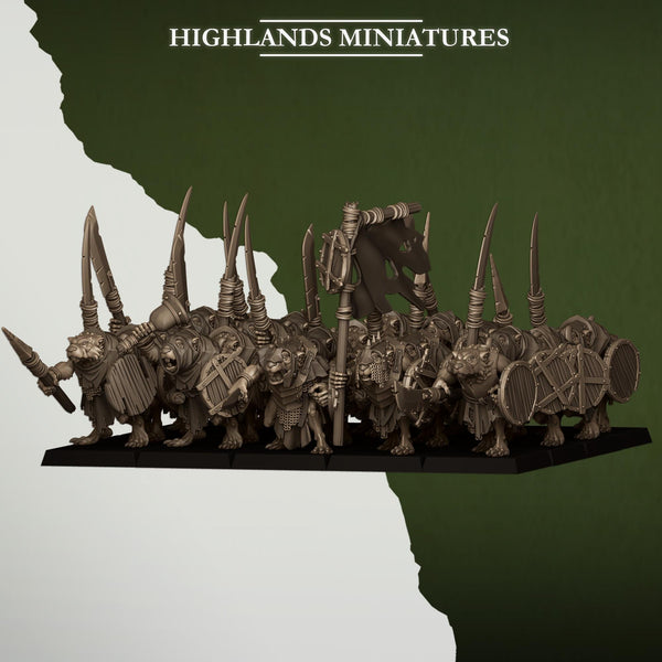 Sewer Vermin - Sewer Rats Unit by Highlands Miniatures