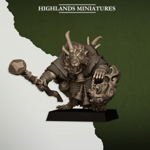 Sewer Vermin - Vermin Pastor by Highlands Miniatures