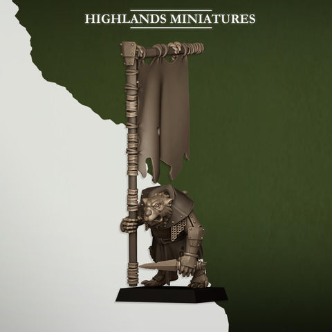 Sewer Vermin - Vermin Vanguard Unit by Highlands Miniatures