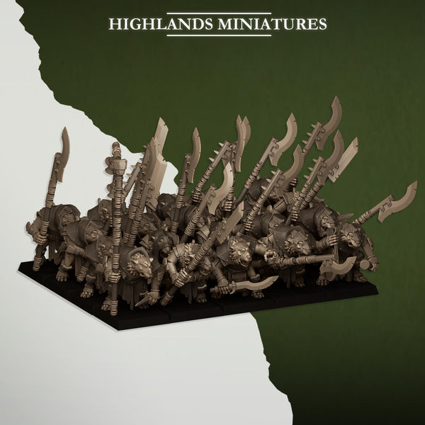 Sewer Vermin - Vermin Vanguard Unit by Highlands Miniatures