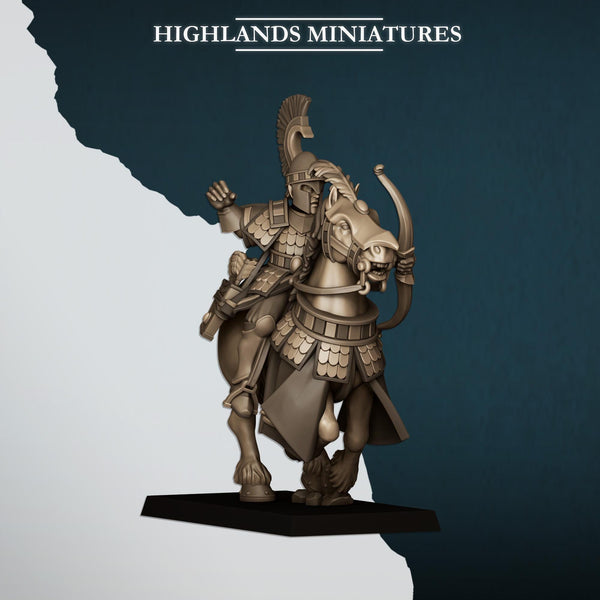 Aegean Sea Hippies With Bows unit  by Highlands Miniatures