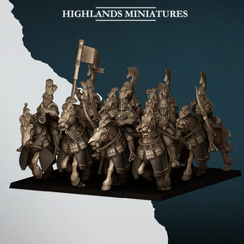 Aegean Sea Hippies With Bows unit  by Highlands Miniatures