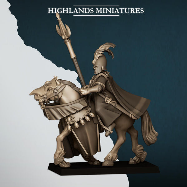 Mounted Aegean Elf Mage by Highlands Miniatures