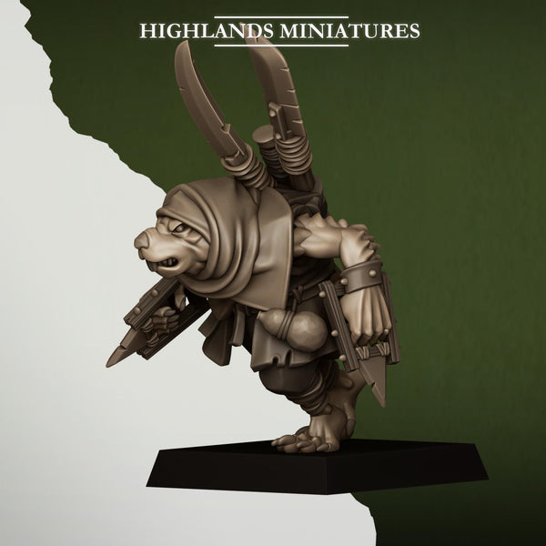 Sewer Vermin - Vermin Smugglers Unit by Highlands Miniatures