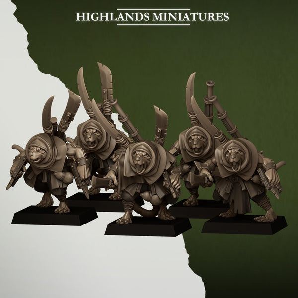 Sewer Vermin - Vermin Smugglers Unit by Highlands Miniatures