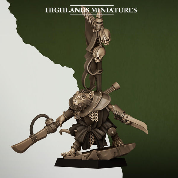 Sewer Vermin - Vermin Warlord by Highlands Miniatures