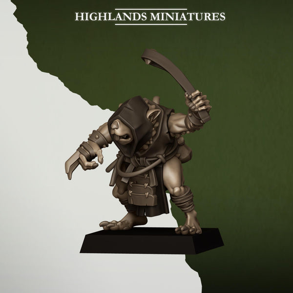 Sewer Vermin - Vermin Thugs Unit by Highlands Miniatures