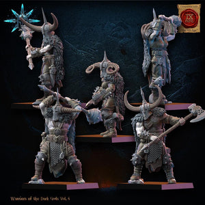 Warriors of the Dark Gods - Heavy Weapon Barbarian Regiment by Lost Kingdom Miniature