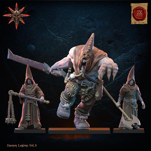 Daemon Legions- Blessed with Archicultists  By  Lost Kingdom Miniatures