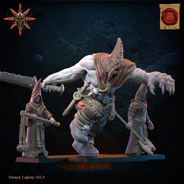Daemon Legions- Blessed with Archicultists  By  Lost Kingdom Miniatures