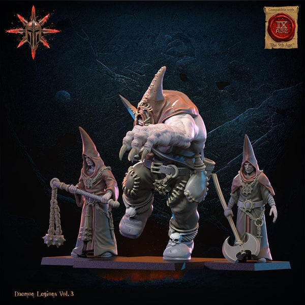 Daemon Legions- Blessed with Archicultists  By  Lost Kingdom Miniatures