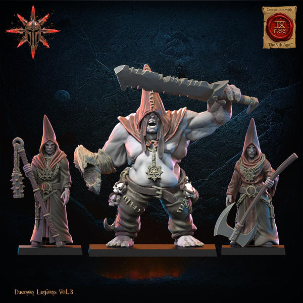 Daemon Legions- Blessed with Archicultists  By  Lost Kingdom Miniatures
