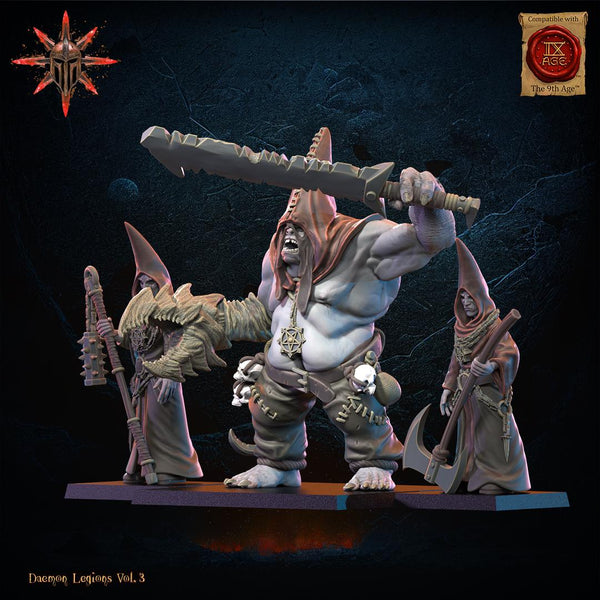 Daemon Legions- Blessed with Archicultists  By  Lost Kingdom Miniatures