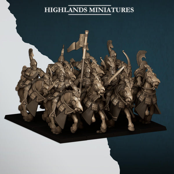 Aegean Sea Hippies With Bows unit  by Highlands Miniatures