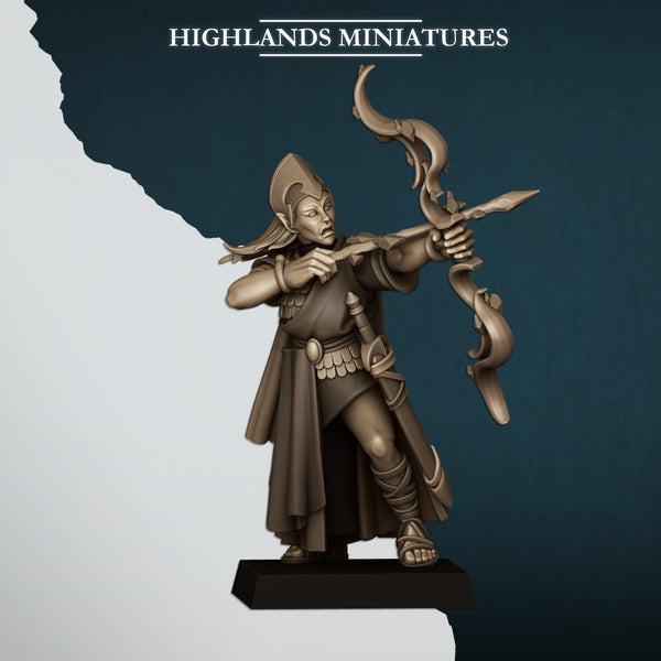 Aegean Maids With Bows by Highlands Miniatures