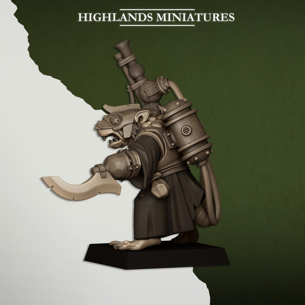 Sewer Vermin - Engineer by Highlands Miniatures