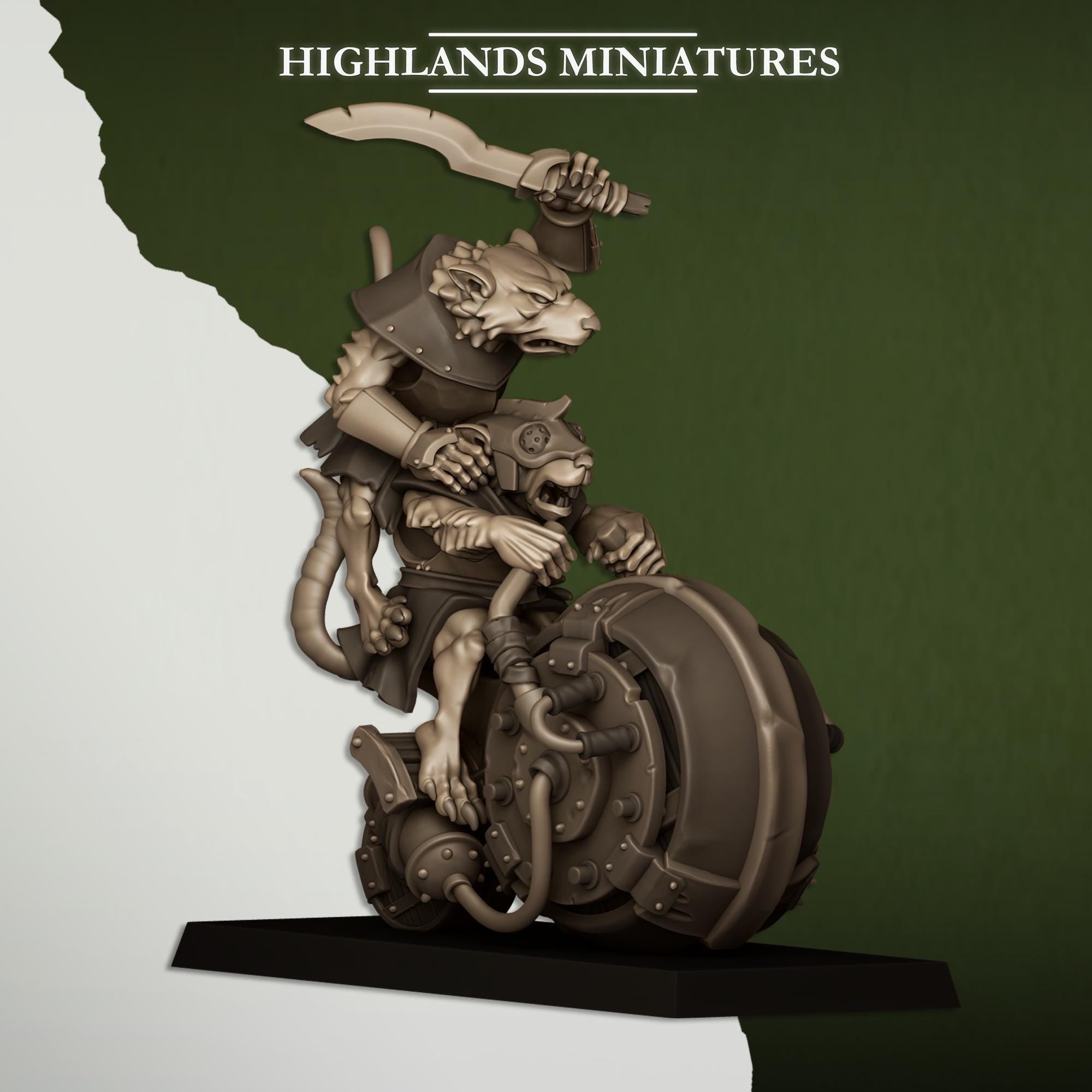 Sewer Vermin - Heavy Weapons Team by Highlands Miniatures