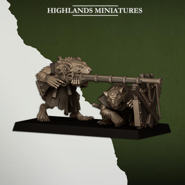Sewer Vermin - Vermin Shooters Unit by Highlands Miniatures
