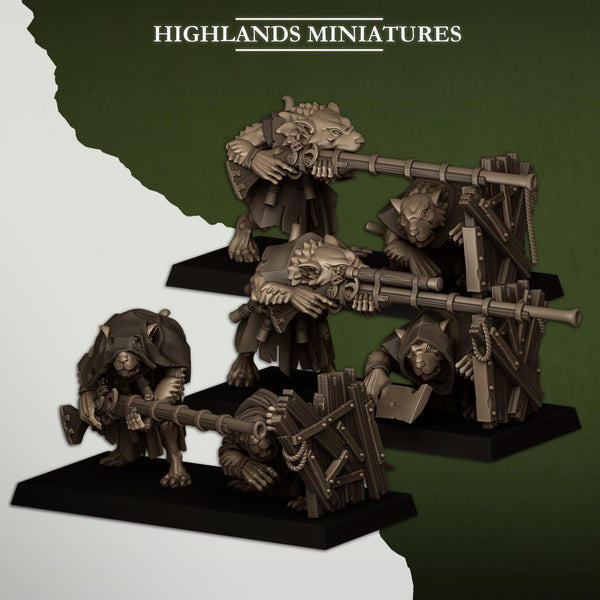 Sewer Vermin - Vermin Shooters Unit by Highlands Miniatures
