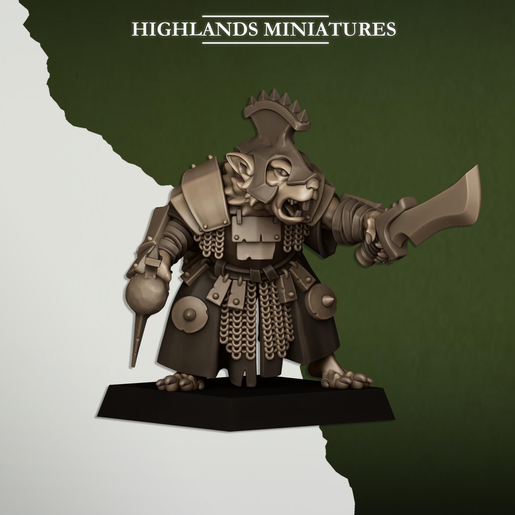 Sewer Vermin - Vermin Lord by Highlands Miniatures