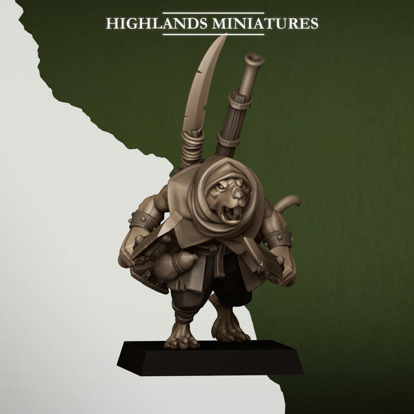 Sewer Vermin - Vermin Smugglers Unit by Highlands Miniatures