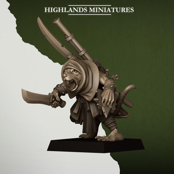 Sewer Vermin - Vermin Smugglers Unit by Highlands Miniatures