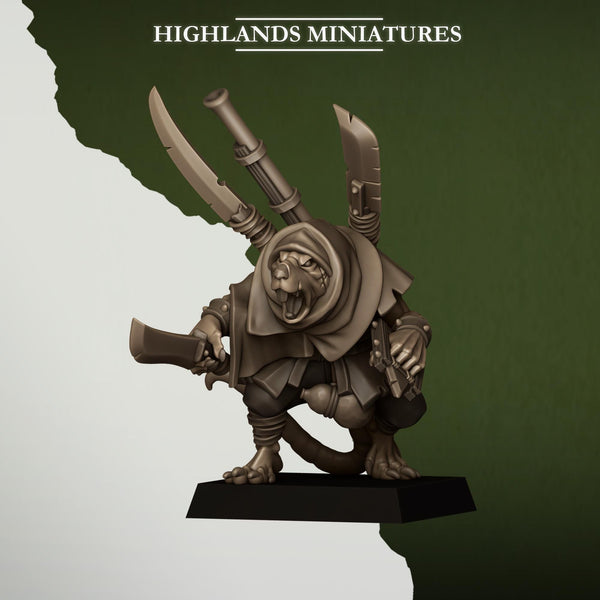 Sewer Vermin - Vermin Smugglers Unit by Highlands Miniatures