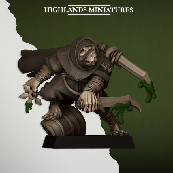 Sewer Vermin - Vermin Assassins Unit by Highlands Miniatures