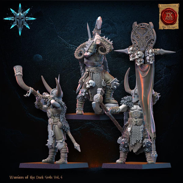 Warriors of the Dark Gods - Heavy Weapon Barbarian Regiment by Lost Kingdom Miniature