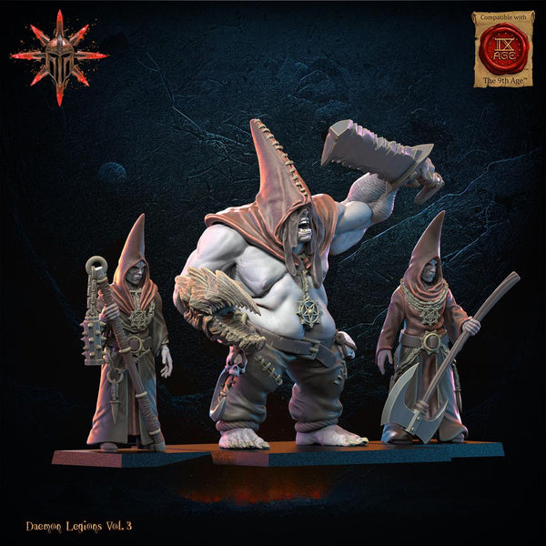 Daemon Legions- Blessed with Archicultists  By  Lost Kingdom Miniatures