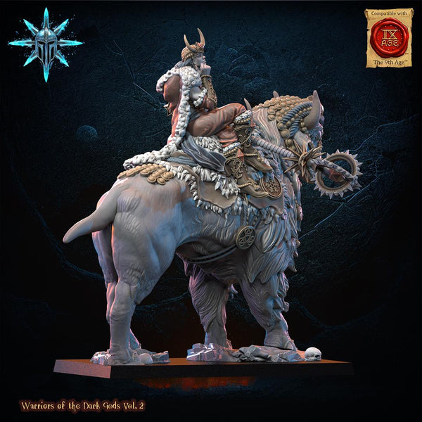 Warriors of the Dark Gods -Freyja, the half giant, Wasteland sorceress by Lost Kingdom Miniatures