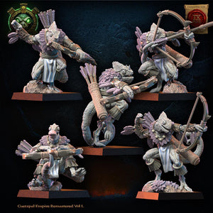 Cuetzpal Empire Remastered- Kuaxotl Unit with bows  By  Lost Kingdom Miniatures