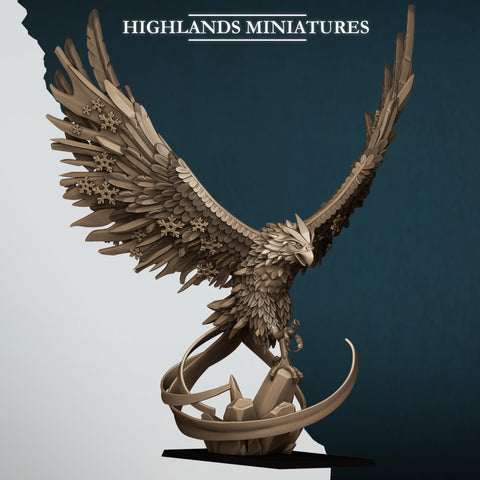 Aegean Elves  Ice Phoenix by Highlands Miniatures