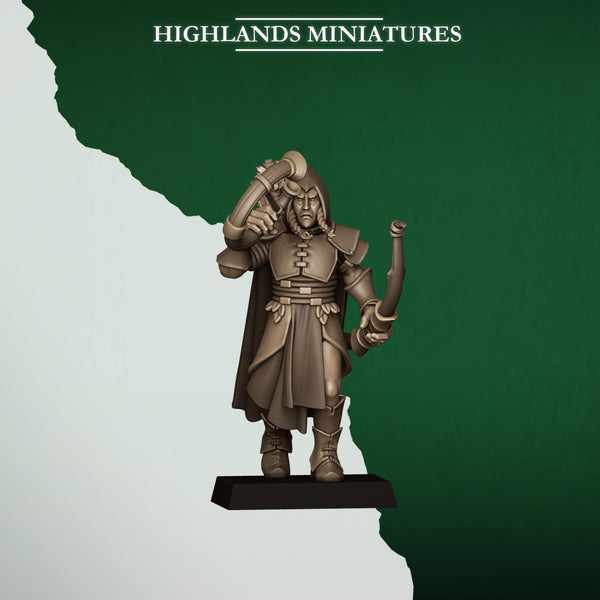 Feral Elves -  Feral Archers by Highlands Miniatures