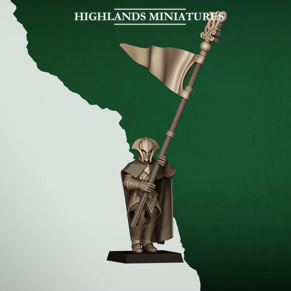 Feral Elves -  Feral Axemen by Highlands Miniatures