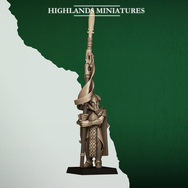 Feral Elves -  Feral Spearmen by Highlands Miniatures