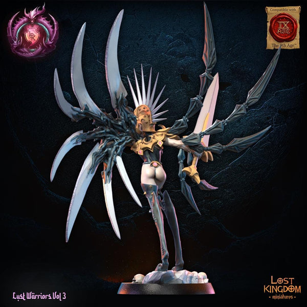 Warriors of the Dark Gods(Lust Warriors) -Clair, The Claymore  by Lost Kingdom Miniatures