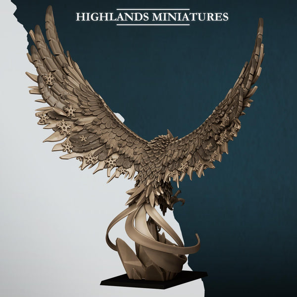 Aegean Elves  Ice Phoenix by Highlands Miniatures