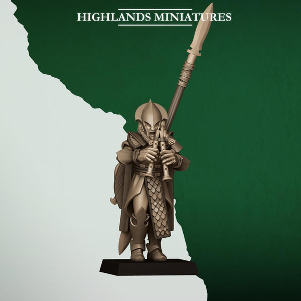 Feral Elves -  Feral Spearmen by Highlands Miniatures