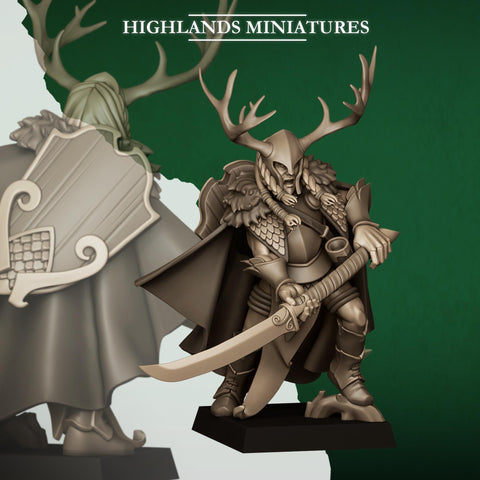 Feral Elves - Feral Elf Highborn by Highlands Miniatures