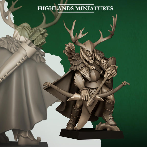 Feral Elves - Feral Elf Highborn by Highlands Miniatures