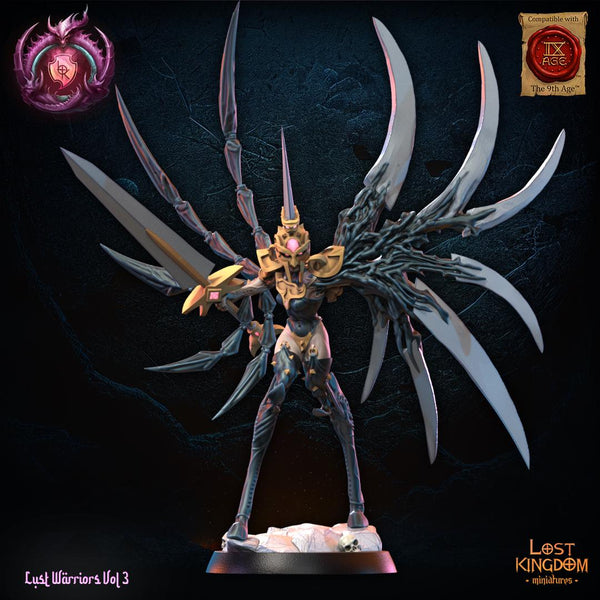 Warriors of the Dark Gods(Lust Warriors) -Clair, The Claymore  by Lost Kingdom Miniatures