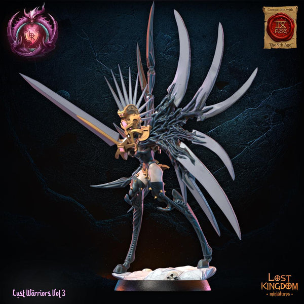 Warriors of the Dark Gods(Lust Warriors) -Clair, The Claymore  by Lost Kingdom Miniatures