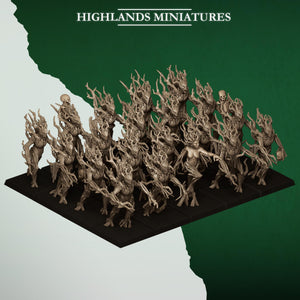 Feral Elves - Dryads  by Highlands Miniatures