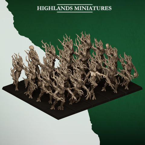 Feral Elves - Dryads  by Highlands Miniatures