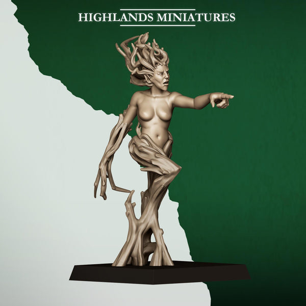 Feral Elves - Dryads  by Highlands Miniatures