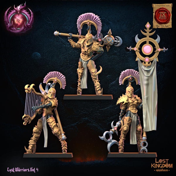 Warriors of the Dark Gods (Lust Warriors) - Lust Chosen Regiment by Lost Kingdom Miniatures